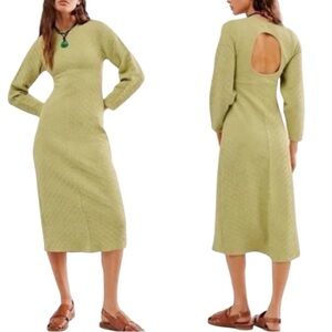 Elegant Green Midi Dress